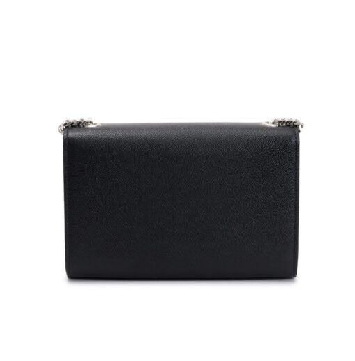 SAINT LAURENT Grain De Poudre Small Classic Monogram Kate Satchel Black - Image 5