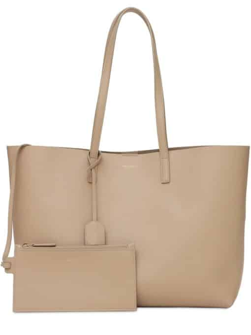 SAINT LAURENT Shopping East-West Leather Tote Shoulder Bag. - Image 7