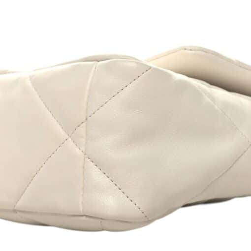 CHANEL Lambskin Quilted Large Chanel 19 Flap White. - Image 12