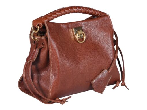 MULBERRY Iris Small Oak Leather Satchel. - Image 7