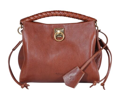 MULBERRY Iris Small Oak Leather Satchel. - Image 9