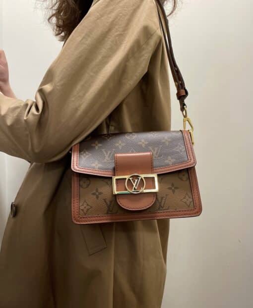 Louis Vuitton Reverse Monogram Dauphine Mini Shoulder Crossbody Bag - Image 10