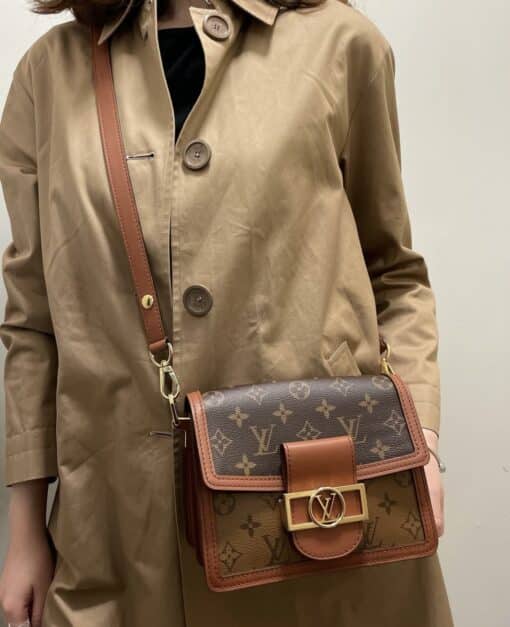 Louis Vuitton Reverse Monogram Dauphine Mini Shoulder Crossbody Bag - Image 13