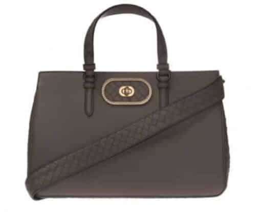 Bottega Veneta Ellittica Medium Tote Leather with Intrecciato Detail