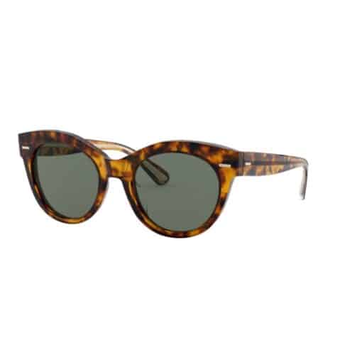 Oliver Peoples Georgica Polarized Sunglasses Whiskey Tortoise