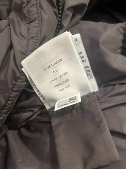 MONCLER “Genevrier” Giubbotto Gray Fur Quilted Puffer Jacket Parka Coat (Size 3) - Image 3