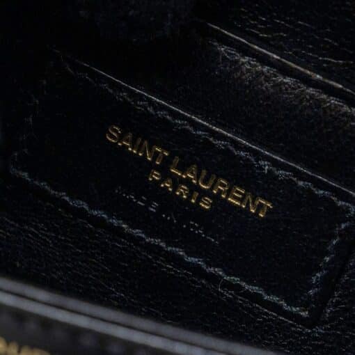 SAINT LAURENT Calfskin Nano Sac De Jour in Dark Navy. - Image 4