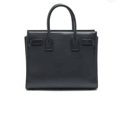 SAINT LAURENT Calfskin Nano Sac De Jour in Dark Navy. - Image 2
