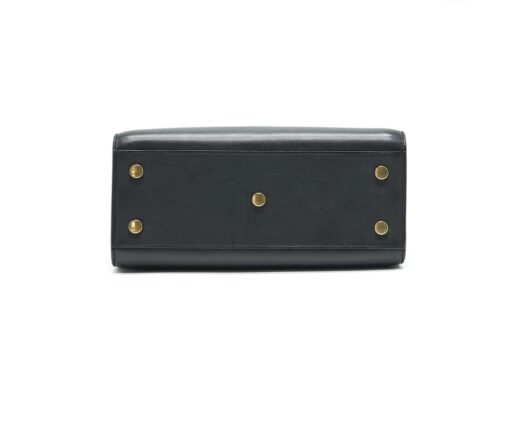 SAINT LAURENT Calfskin Nano Sac De Jour in Dark Navy. - Image 7
