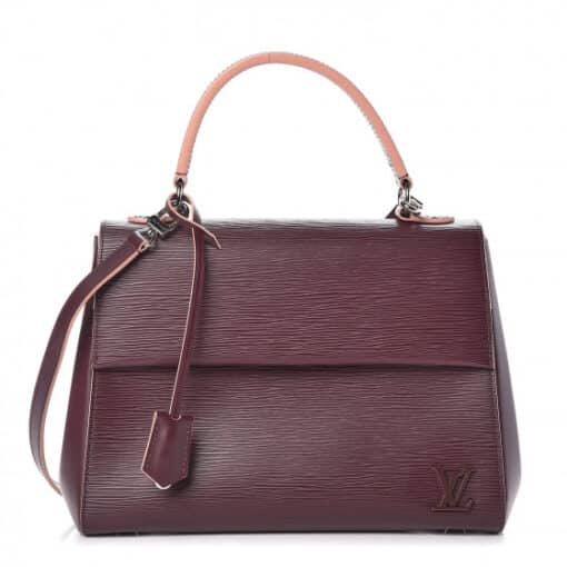 Louis Vuitton Epi Leather Cluny MM Prune Rose Poudre - Image 6