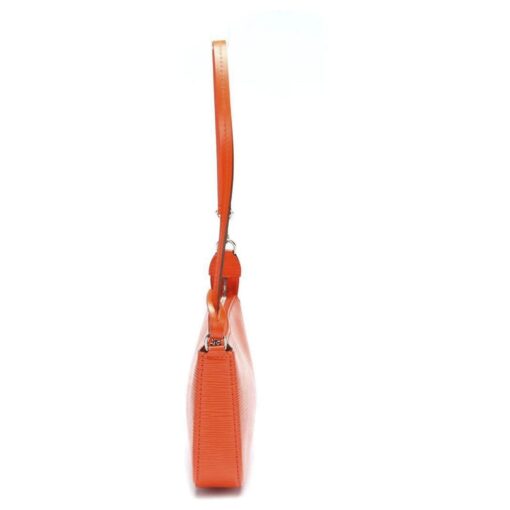 Louis Vuitton EPI Leather Shoulder Pochette Accessories NM in Orange. - Image 10