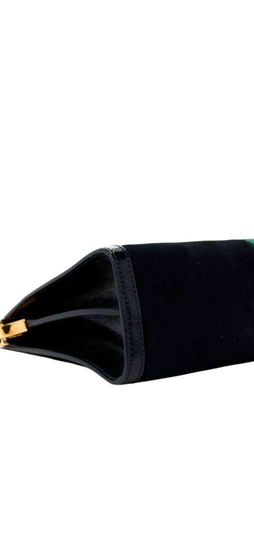 GUCCI Suede Patent GG Web Ophidia Chain Shoulder Bag - Image 7