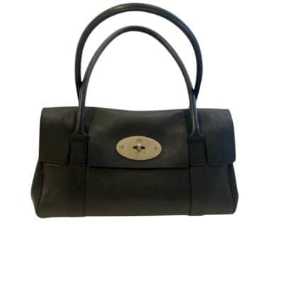 Mulberry Small Bayswater East West Black Leather.