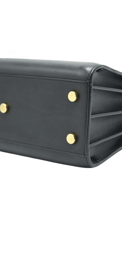 SAINT LAURENT Calfskin Nano Sac De Jour in Dark Navy. - Image 10