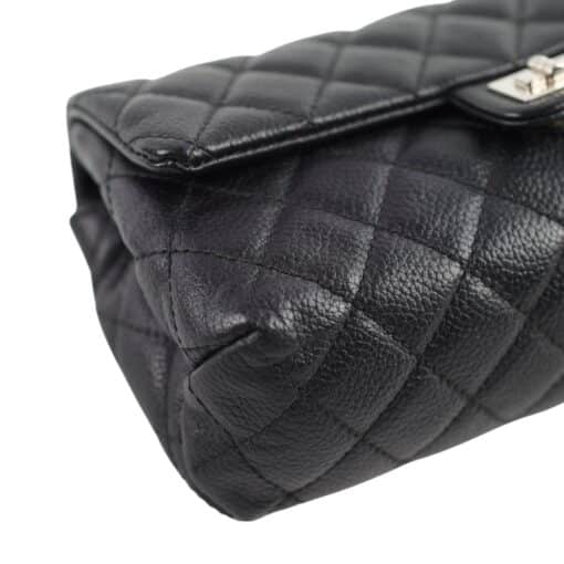 CHANEL Caviar Calfskin Quilted 2.55 Reissue Flap Belt Bag Clutch Black - Image 10