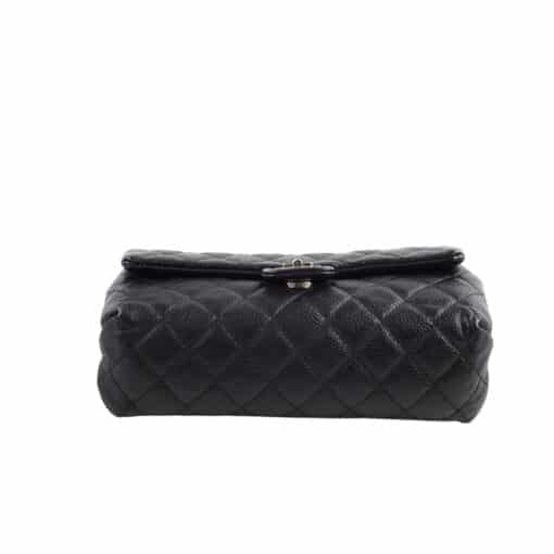 CHANEL Caviar Calfskin Quilted 2.55 Reissue Flap Belt Bag Clutch Black - Image 3