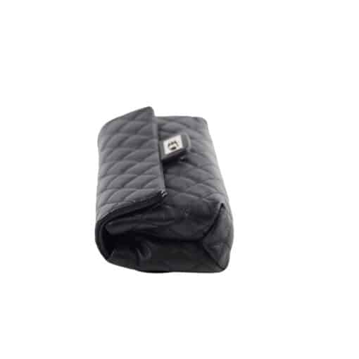 CHANEL Caviar Calfskin Quilted 2.55 Reissue Flap Belt Bag Clutch Black - Image 4