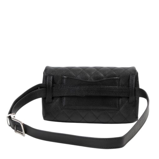 CHANEL Caviar Calfskin Quilted 2.55 Reissue Flap Belt Bag Clutch Black - Image 7