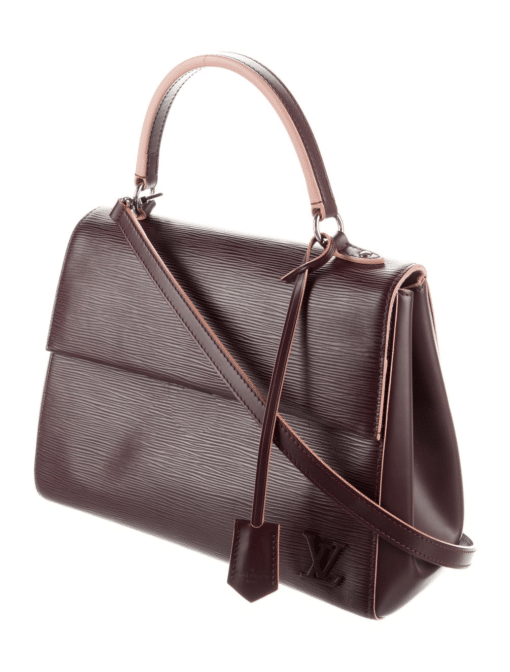 Louis Vuitton Epi Leather Cluny MM Prune Rose Poudre - Image 4