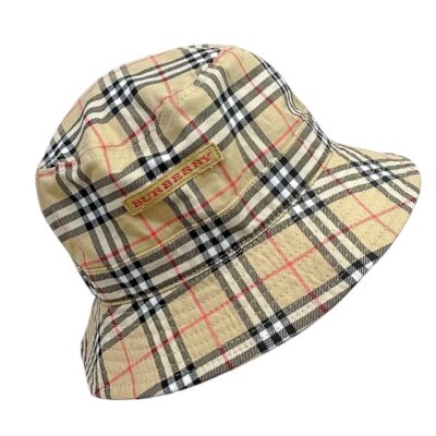 BURBERRY Golf Haymarket Pattern Bucket Hat Unisex Junior Size M/L