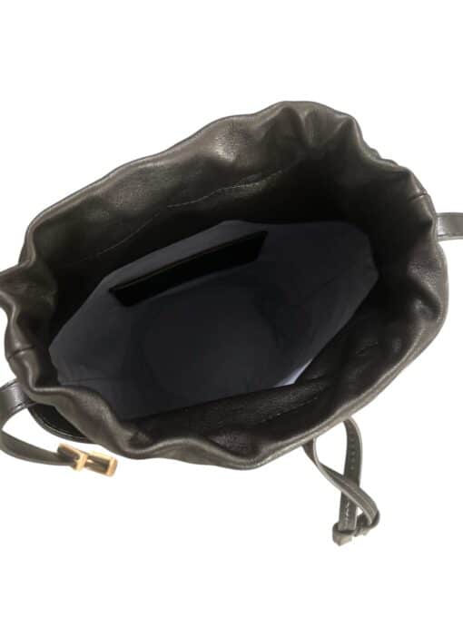 Emporio Armani Leather Bucket Bag. - Image 3