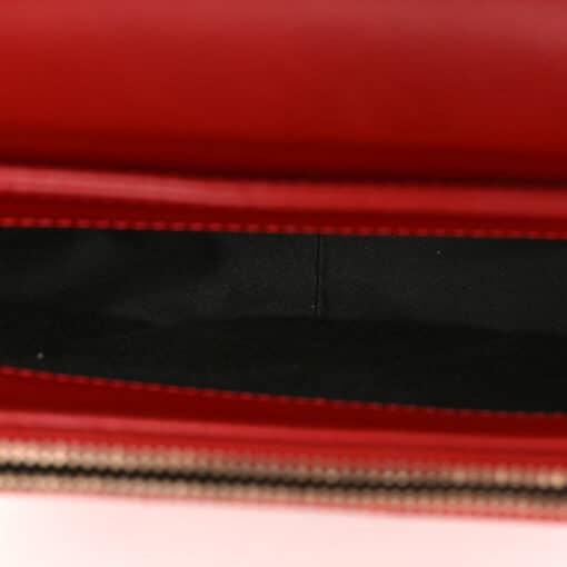 CHANEL Calfskin Quilted Medium Coco Curve Messenger Flap Red Bag - Image 10