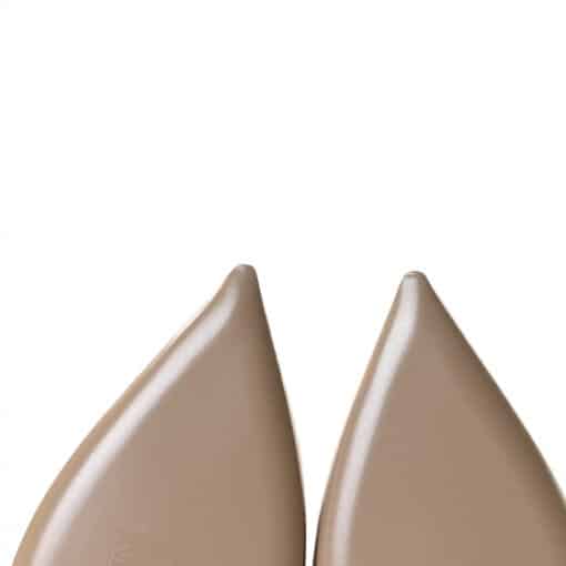 VALENTINO GARAVANI Nappa Rockstud Cage Ballerina Flats Poudre (Size 36) - Image 4