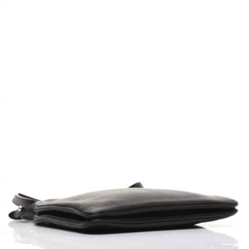 PRADA Vitello Phenix Double Zip Crossbody Bag Black - Image 8