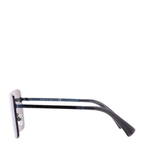 CHANEL Shield Runway Ladies Sunglasses Metallic Blue - Image 4