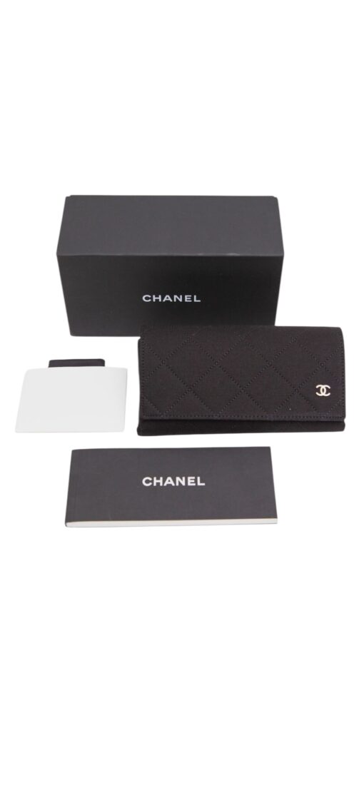 CHANEL Shield Runway Sunglasses Silver Blue Mirror - Image 6