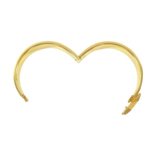 HERMES Enamel Narrow Clic Clac H Bracelet PM Orange - Image 2