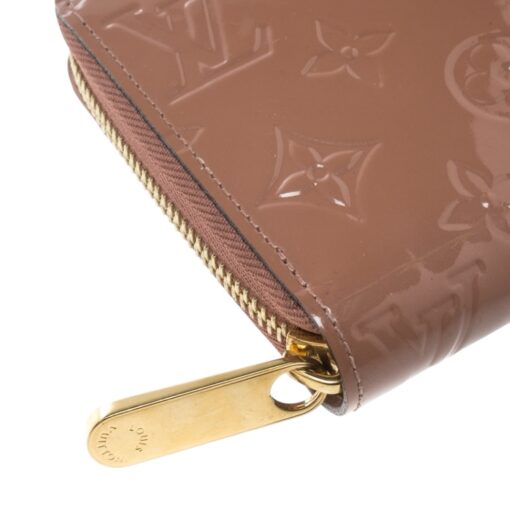 Louis Vuitton Vernis Leather Zippy Wallet Rose Velours - Image 3