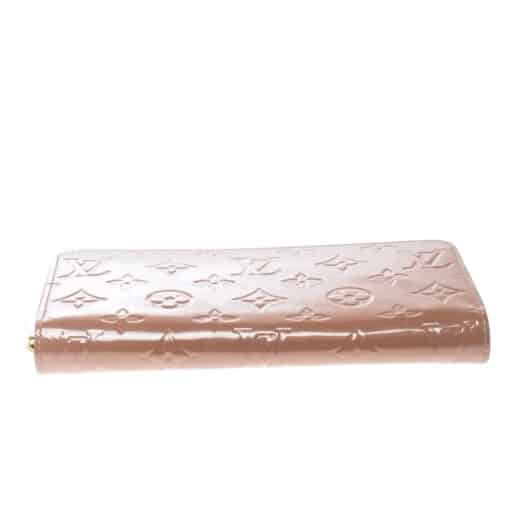 Louis Vuitton Vernis Leather Zippy Wallet Rose Velours - Image 6