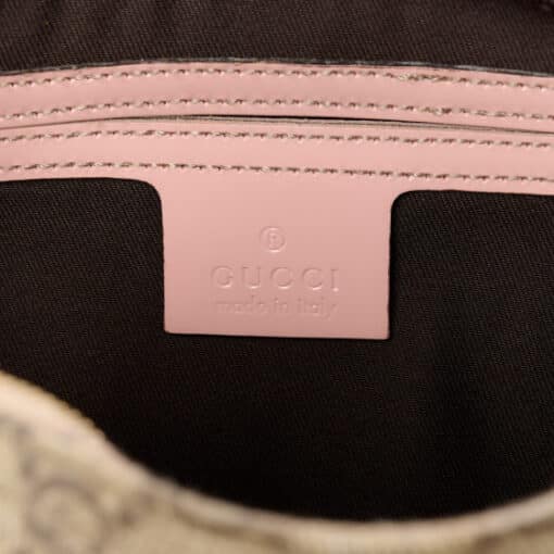 GUCCI GG Plus Monogram Small Shoulder Crossbody Bag Pink. - Image 6