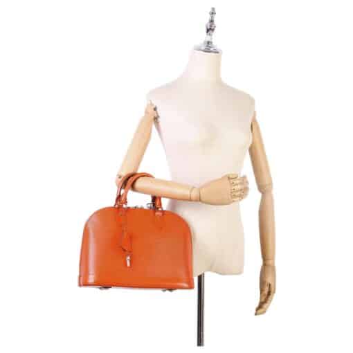 Louis Vuitton Orange Epi Alma PM - Image 13