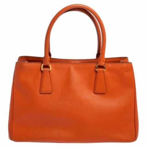 PRADA Saffiano Lux Tote Papaya Bag - Image 4