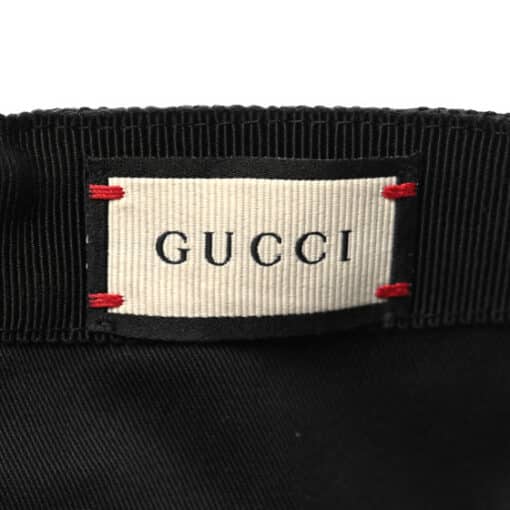 GUCCI Monogram Web Baseball Hat Black (Size S) - Image 8
