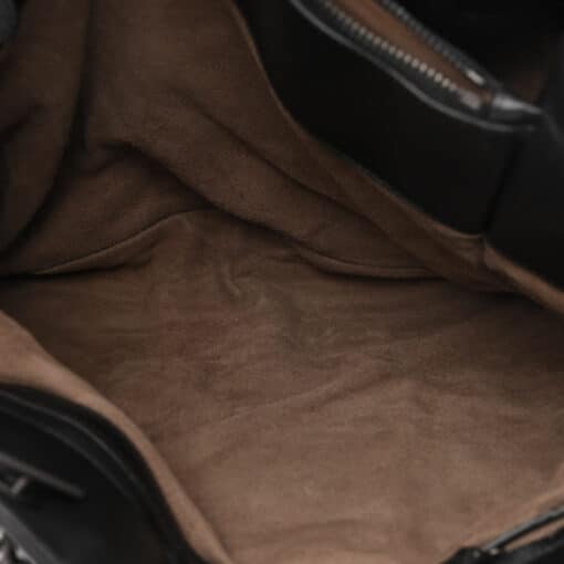 BOTTEGA VENETA Nappa Intrecciato Black Tote Bag - Image 6