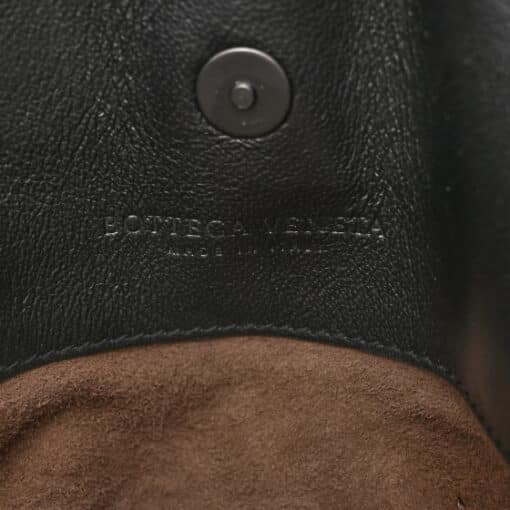 BOTTEGA VENETA Nappa Intrecciato Black Tote Bag - Image 8