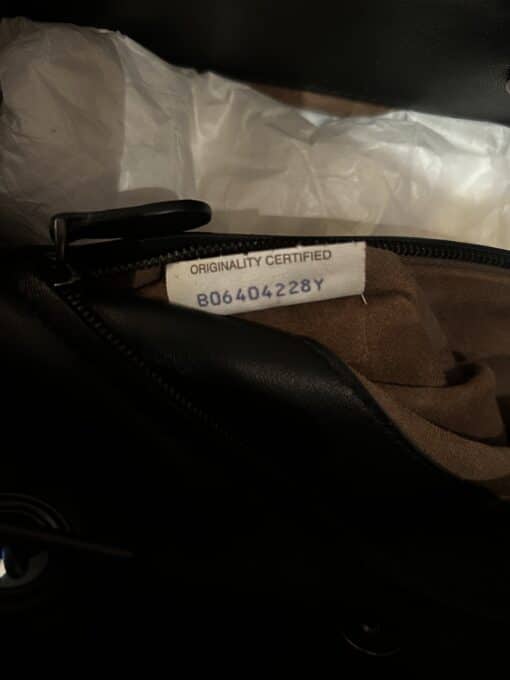 BOTTEGA VENETA Nappa Intrecciato Black Tote Bag - Image 14