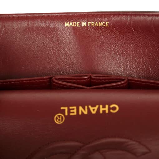 CHANEL Vintage Lambskin Quilted Medium Double Flap Black - Image 4