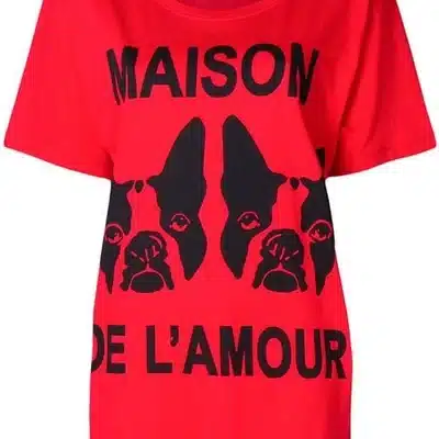 GUCCI Maison De L'amour T-Shirt In Red (Size S)