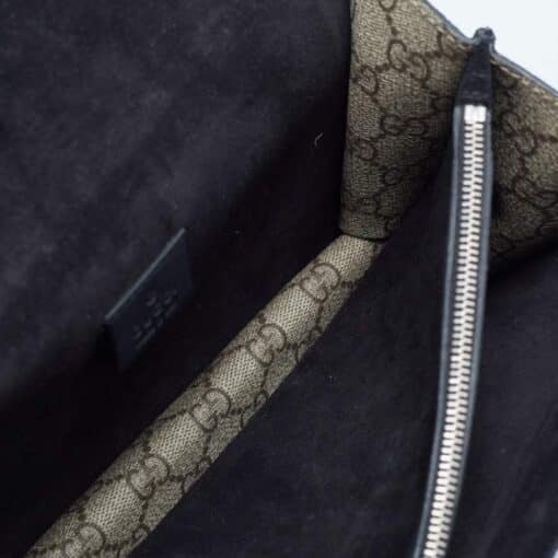 GUCCI GG Supreme Monogram Small Dionysus Shoulder Bag in Black - Image 5