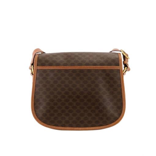 CELINE Vintage Macadam Canvas Shoulder Bag - Image 8