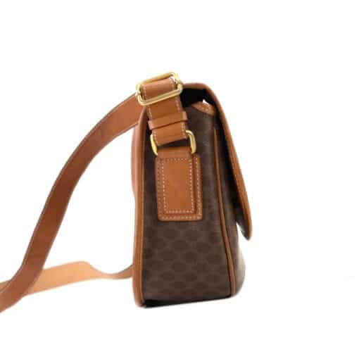 CELINE Vintage Macadam Canvas Shoulder Bag - Image 6