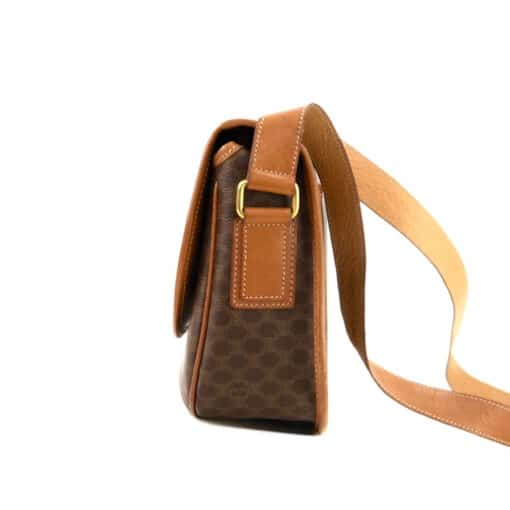 CELINE Vintage Macadam Canvas Shoulder Bag - Image 5