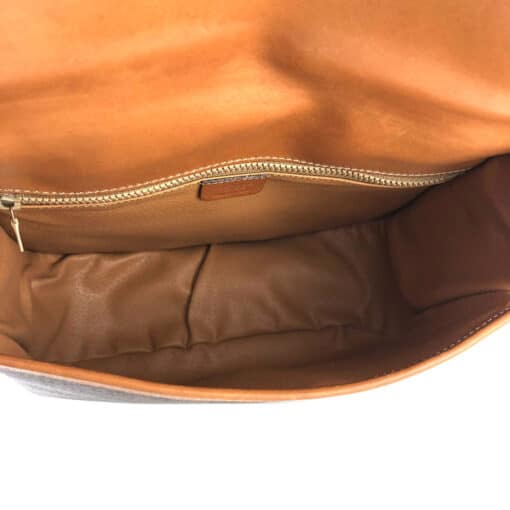 CELINE Vintage Macadam Canvas Shoulder Bag - Image 12