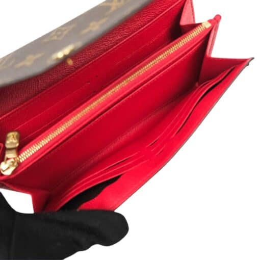 Louis Vuitton Monogram Sarah Wallet Coquelicot - Image 15