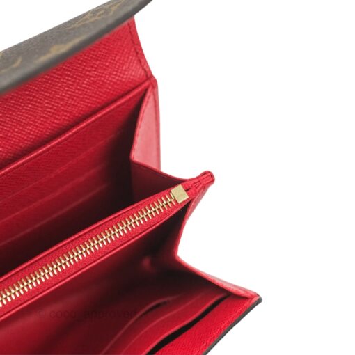 Louis Vuitton Monogram Sarah Wallet Coquelicot - Image 9