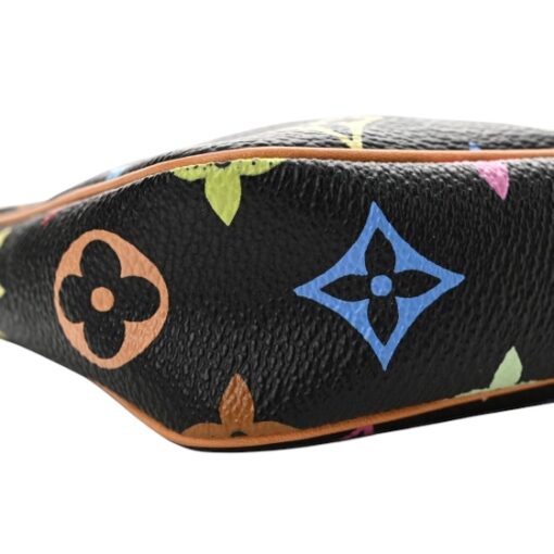 Louis Vuitton Monogram Multicolour Pochette Accessories Black - Image 7
